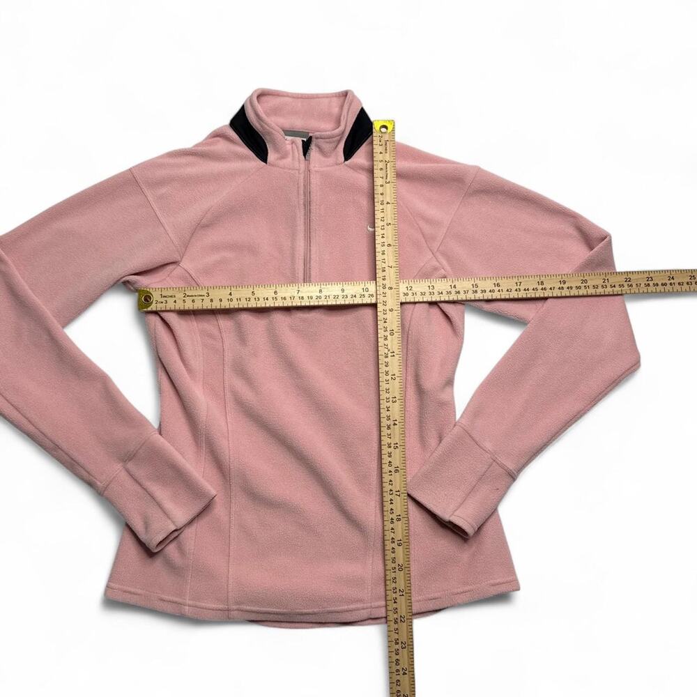 Pink Vintage Nike quarter zip womens sweatshirt in a Small embroidered logo - Picture 6 of 8